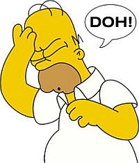 The “Doh!”s Just Keep on Coming!